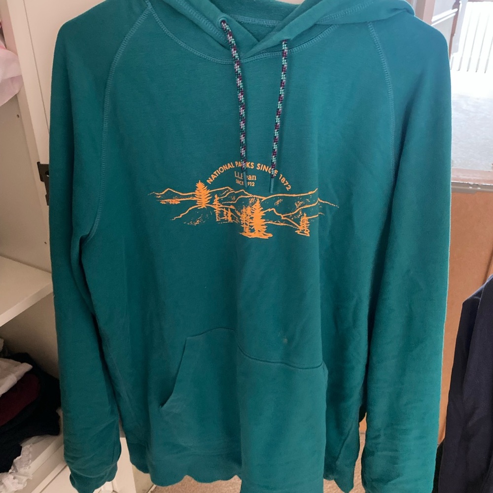large tall LLBEAN men’s hoodie